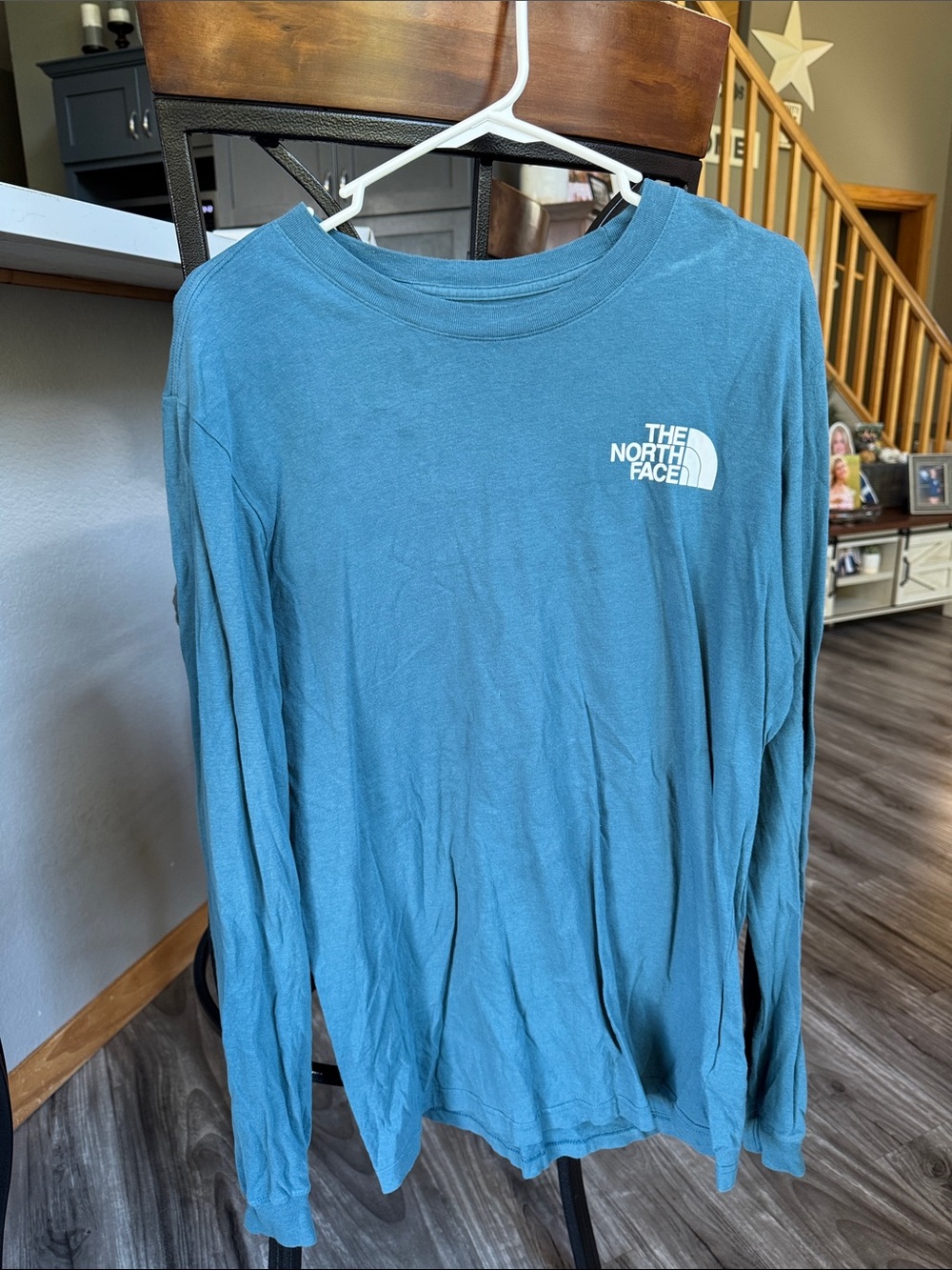 The North Face Long Sleeve Tee in Teal